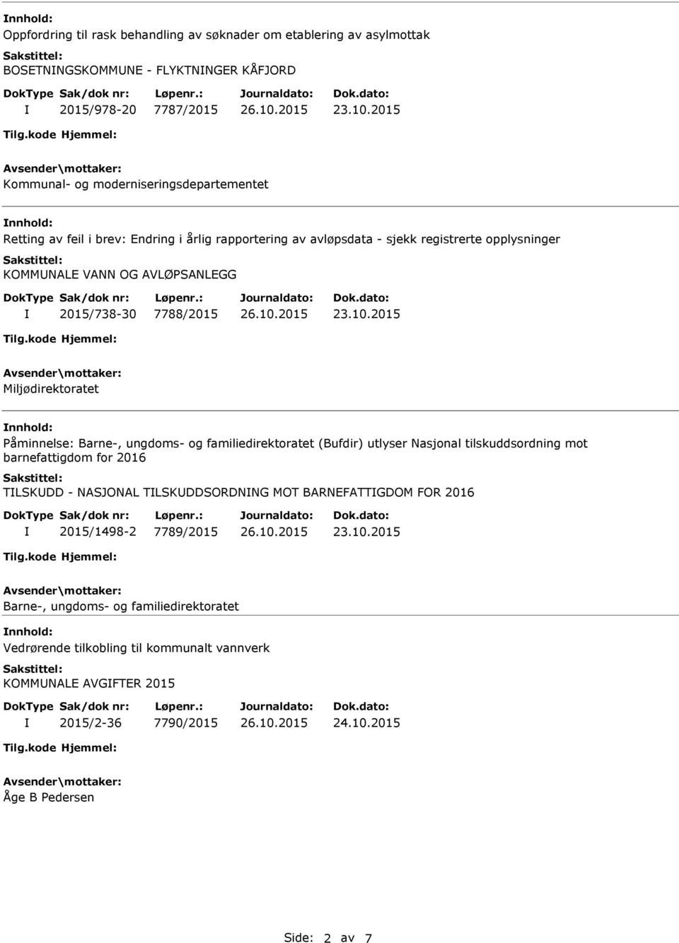 Påminnelse: Barne-, ungdoms- og familiedirektoratet (Bufdir) utlyser Nasjonal tilskuddsordning mot barnefattigdom for 2016 TLSKDD - NASJONAL TLSKDDSORDNNG MOT BARNEFATTGDOM FOR 2016