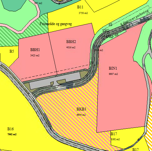 22/4, er stor, og ikkje heile arealet vert regulert til barnehage.