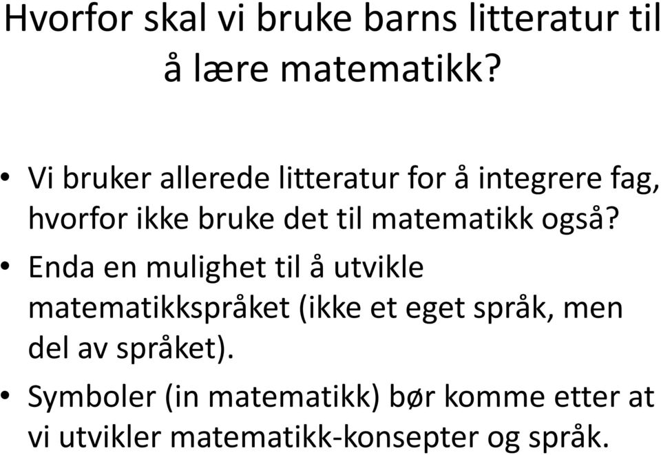 matematikk også?