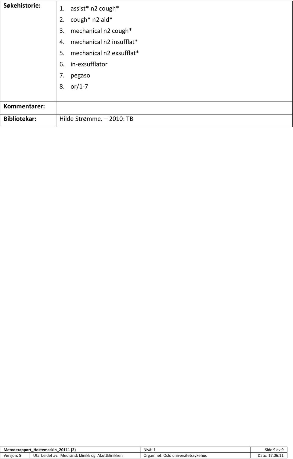 mechanical n2 exsufflat* 6. in-exsufflator 7.