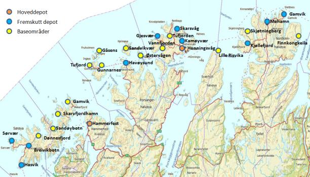 Andre tiltak infrastruktur og kompetanse Kartlegging av infrastruktur innen definert påvirkningsområde er avsluttet Detaljerte planer for