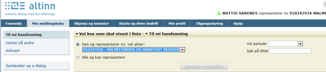 Brukerveiledning for ORBOF-rapportering via Altinn Dette dokumentet er ment som et hjelpemiddel for innsending av rapporter via Altinn.