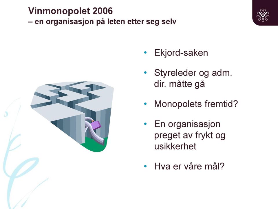 dir. måtte gå Monopolets fremtid?