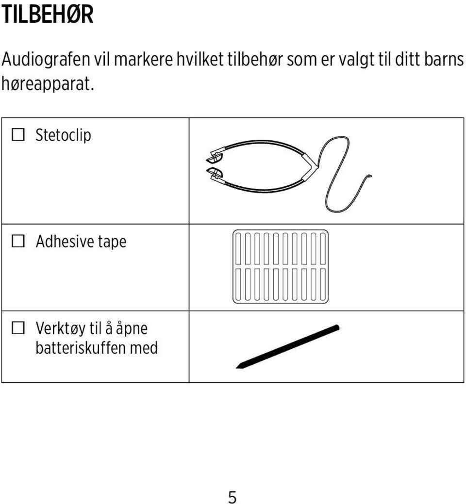 barns høreapparat.