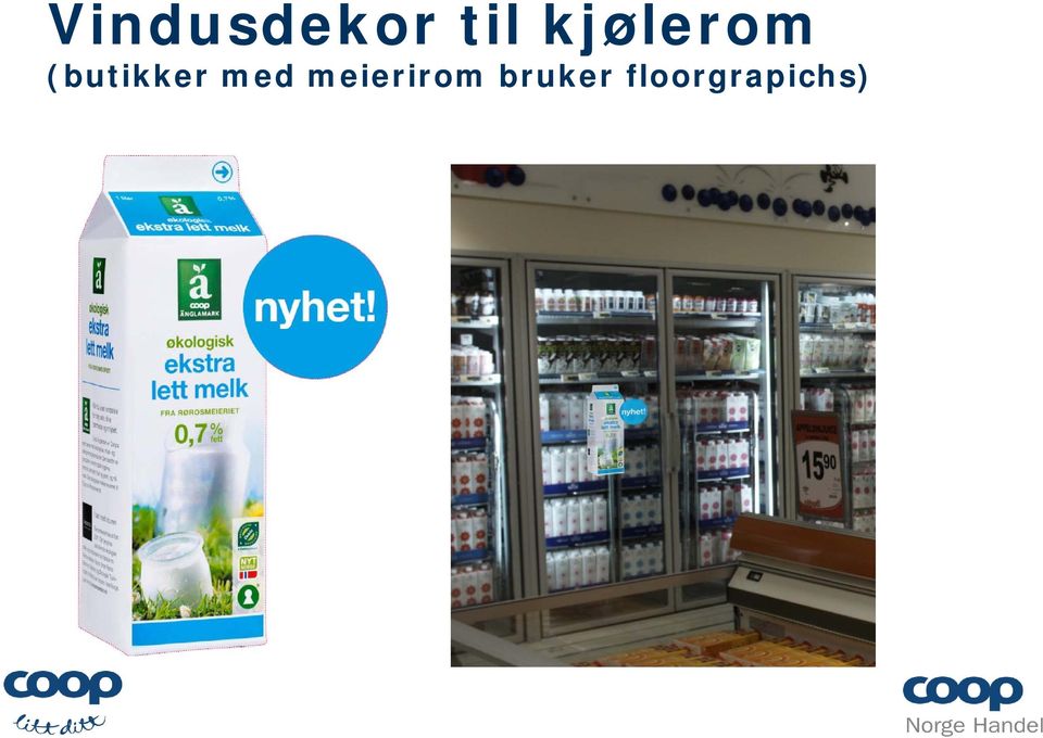 (butikker med meierirom