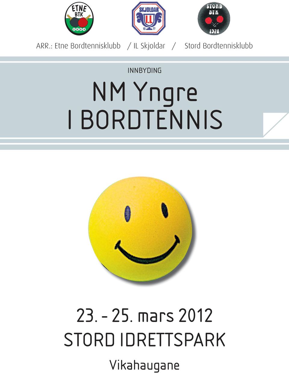 INNBYDING NM Yngre I BORDTENNIS 23.