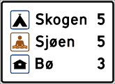 5.2 Virksomhetsvisning HØRING Virksomhetsvisning har til hensikt å hjelpe trafikantene med å finne frem til virksomheter i området langs vegen.