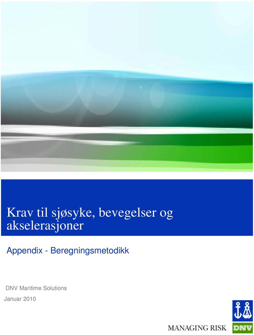 akselerasjoner Appendix