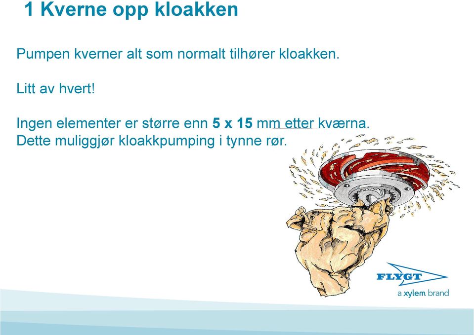 Ingen elementer er større enn 5 x 15 mm etter