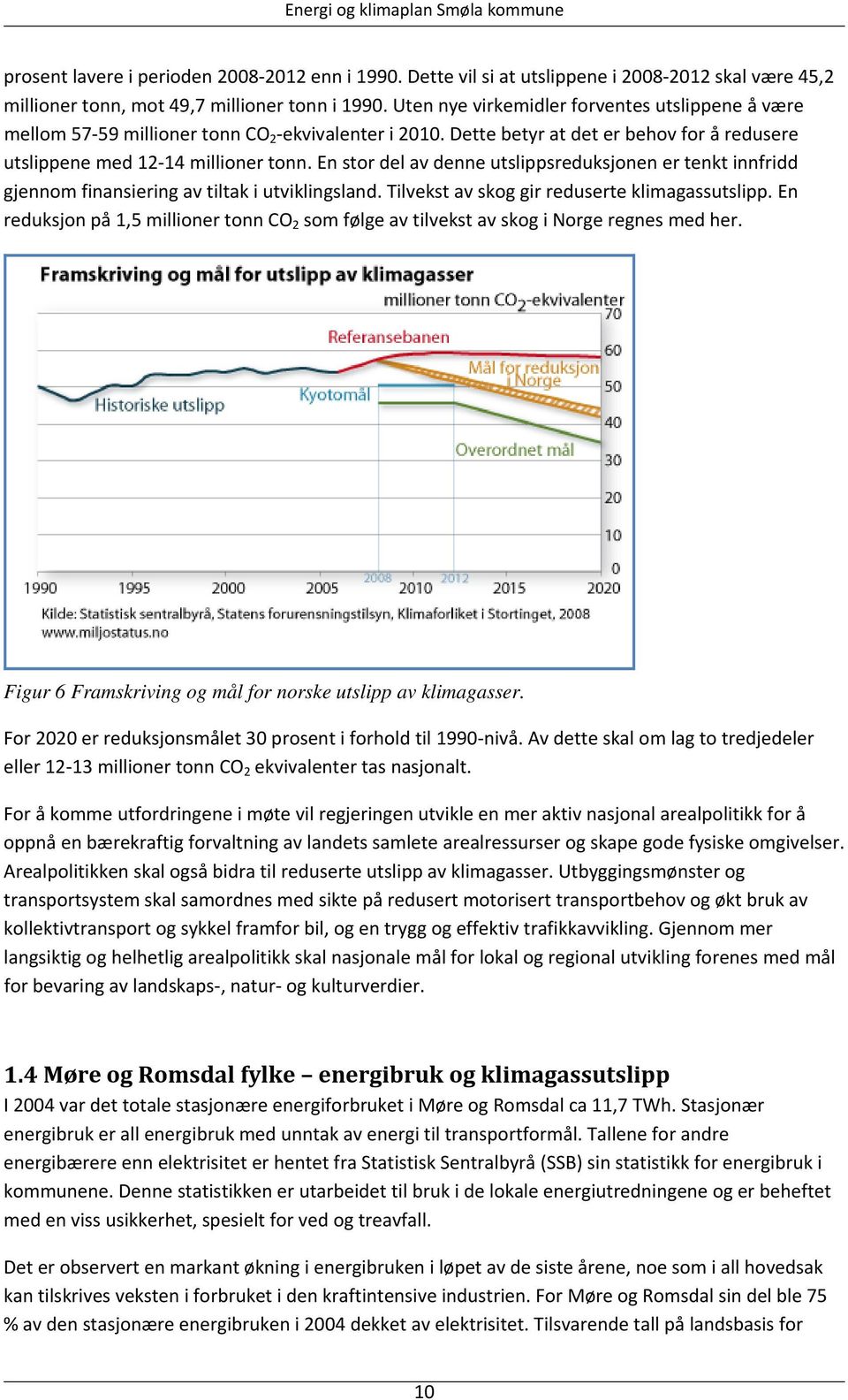 En stor del av denne utslippsreduksjonen er tenkt innfridd gjennom finansiering av tiltak i utviklingsland. Tilvekst av skog gir reduserte klimagassutslipp.