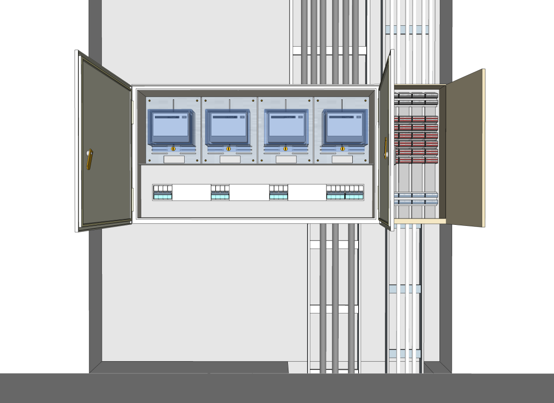RENblad 4100 Versjon: 2.3-HØRING Side 10 av 51 4.5 Alternativer for plassering av etasjefordeler Tavle av type etasjefordeler skal etableres på samlet plass i hver etasje i bygning.