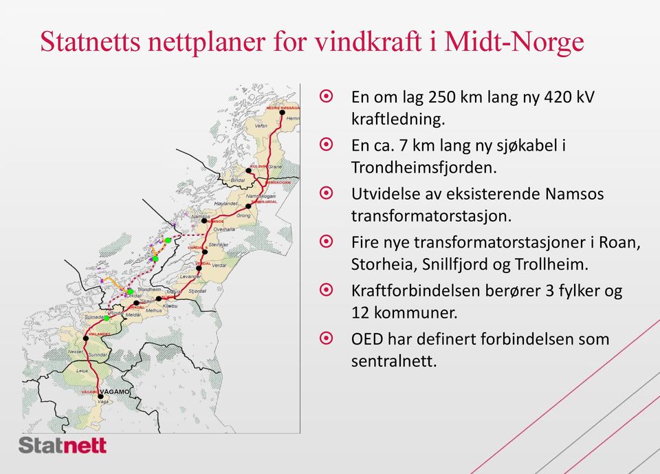 Utvidelse av eksisterende Namsos transformatorstasjon.