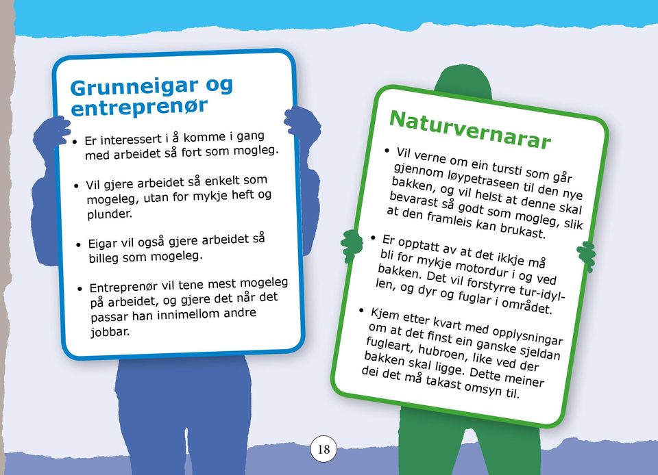 Naturvernarar Vil verne om ein tursti som går gjennom løypetraseen til den nye bakken, og vil helst at denne skal bevarast så godt som mogleg, slik at den framleis kan brukast.