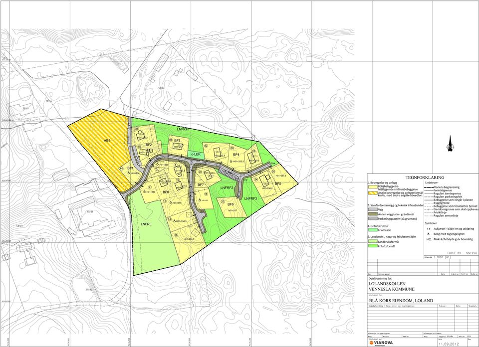 H01+256,5 Snø 26 H01+257,5 BF5 1. Bebyggelse og anlegg Boligbebyggelsefrittliggende småhusbebyggelse Angitt bebyggelse og anleggsformål komb. med andre angitte hovedfor. 2. Samferdselsanlegg og teknisk infrastruktur Veg Annen veggrunn - grøntareal Parkeringsplasser (på grunnen) 3.