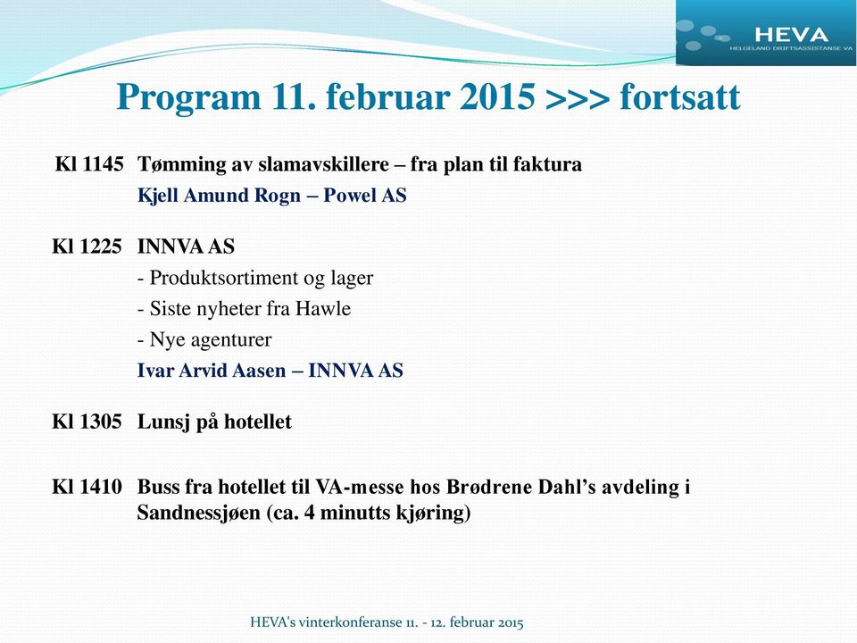 Amund Rogn Powel AS Kl 1225 INNVA AS - Produktsortiment og lager - Siste nyheter fra Hawle