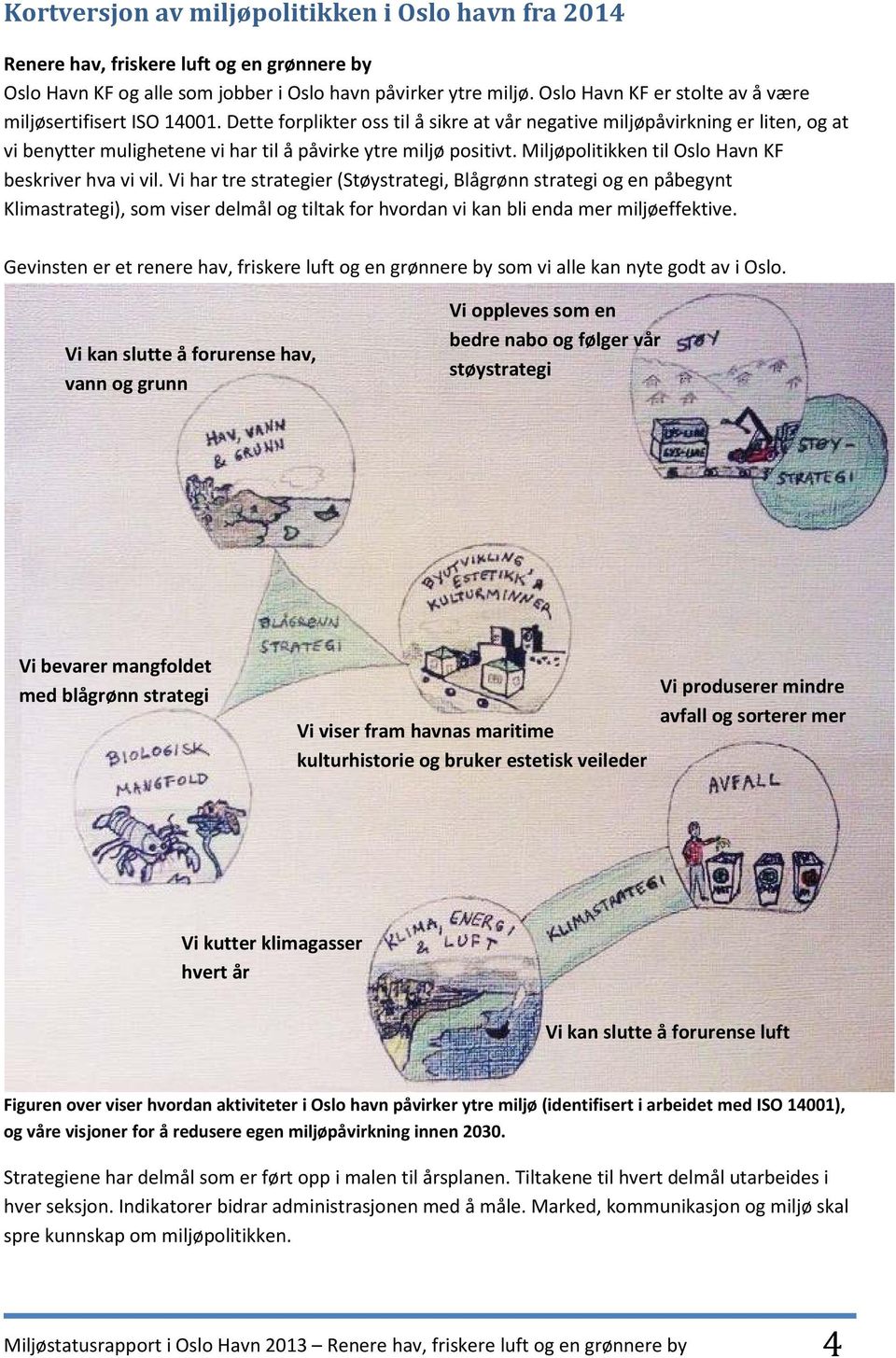 Dette forplikter oss til å sikre at vår negative miljøpåvirkning er liten, og at vi benytter mulighetene vi har til å påvirke ytre miljø positivt.