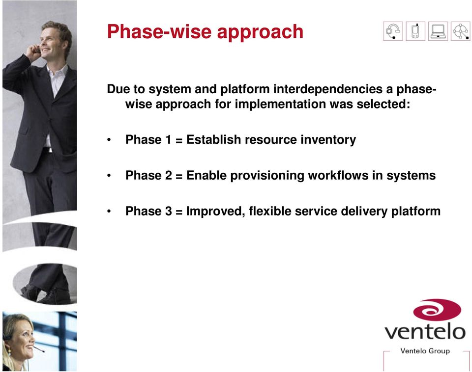 Establish resource inventory Phase 2 = Enable provisioning