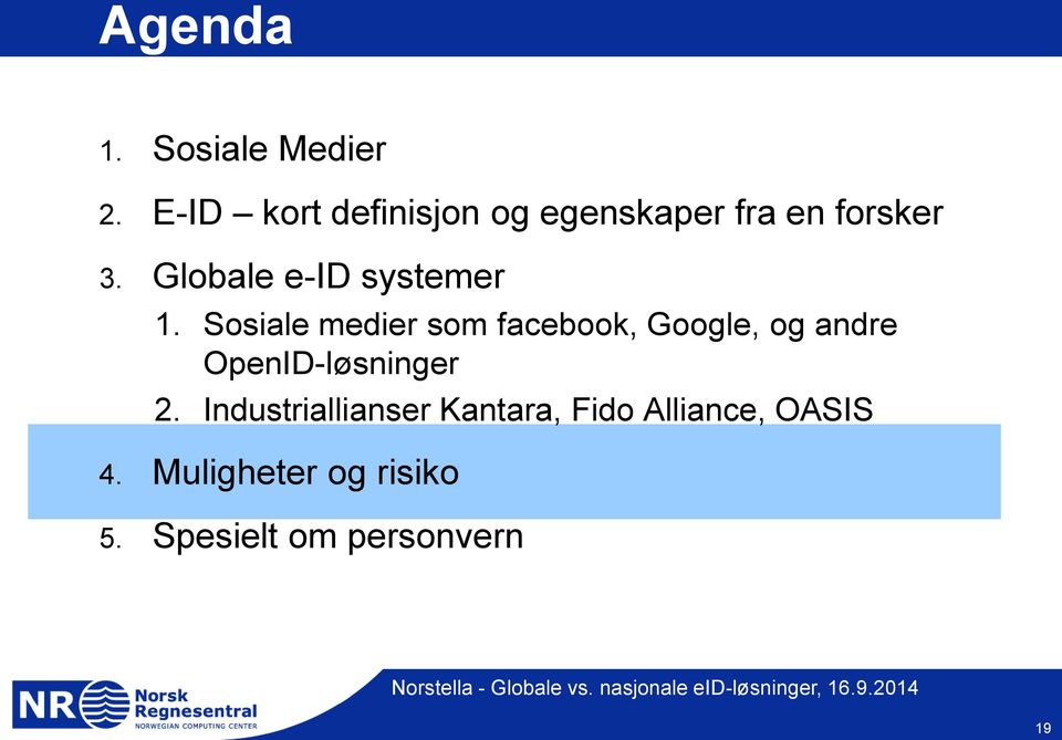 Globale e-id systemer 1.