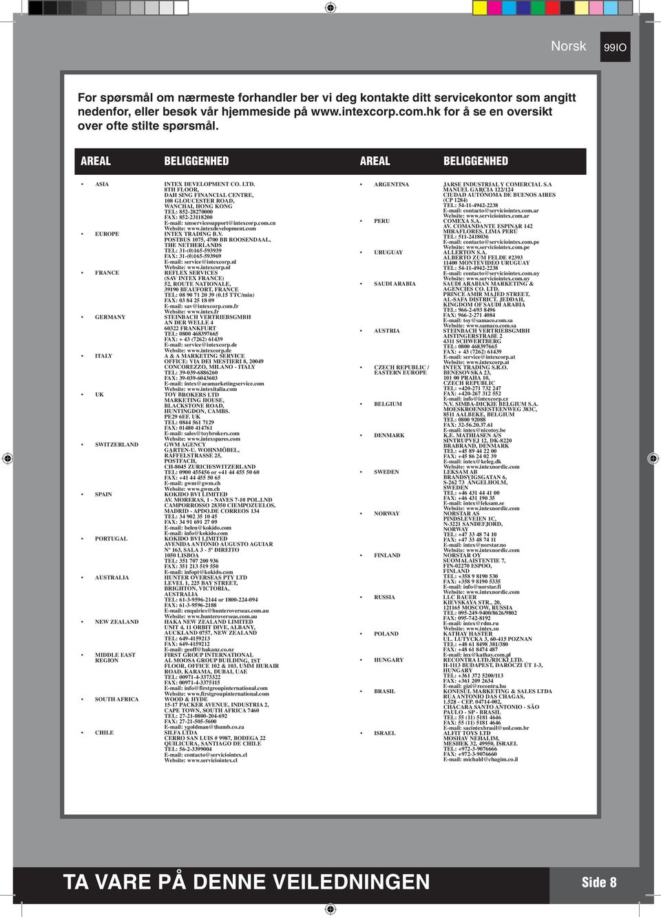 80IO 80IO 80IO 80IO AREAL AREAL BELIGGENHED AREAL AREAL AREAL BELIGGENHED BELIGGENHED ASIA ASIA ASIA ASIA INTEX INTEX INTEX DEVELOPMENT INTEX DEVELOPMENT CO. CO. LTD.