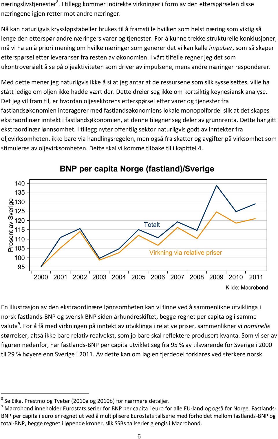 For å kunne trekke strukturelle konklusjoner, må vi ha en à priori mening om hvilke næringer som generer det vi kan kalle impulser, som så skaper etterspørsel etter leveranser fra resten av økonomien.