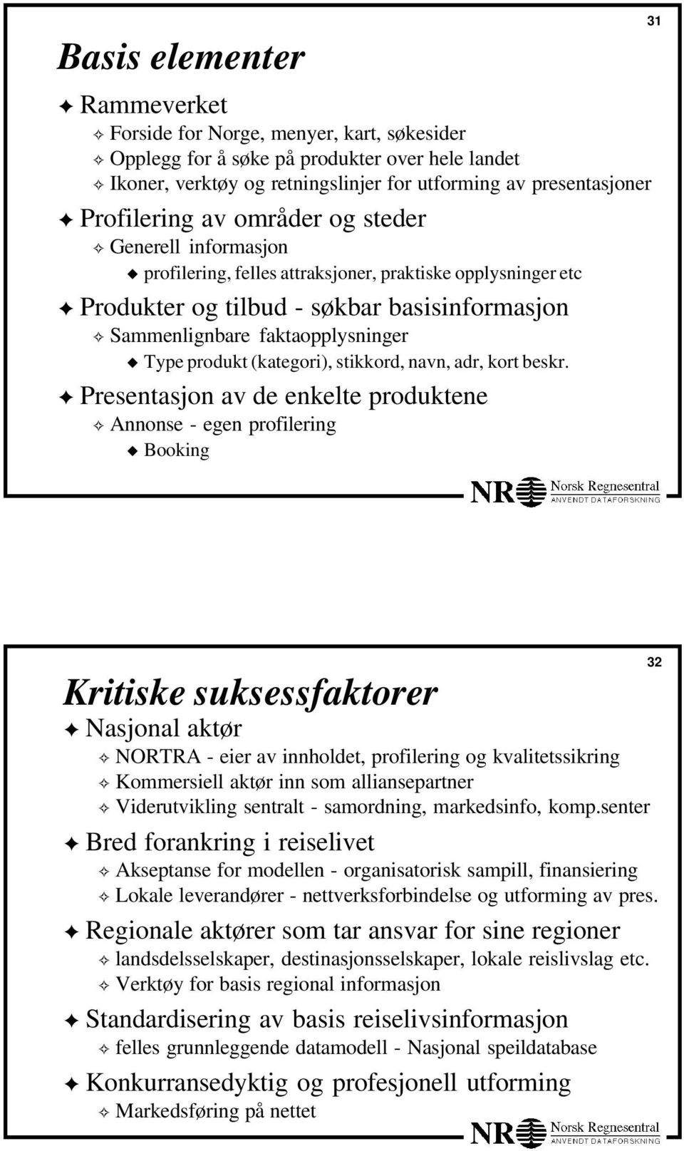 faktaopplysninger Type produkt (kategori), stikkord, navn, adr, kort beskr.