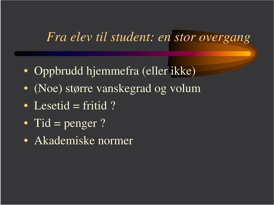 større vanskegrad og volum Lesetid =