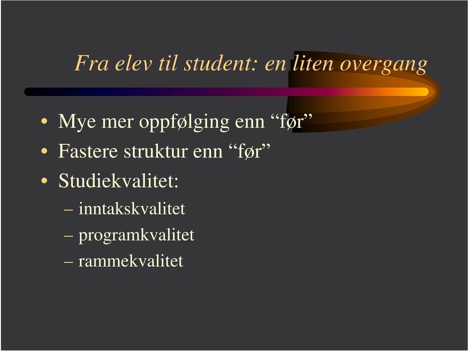 Fastere struktur enn før