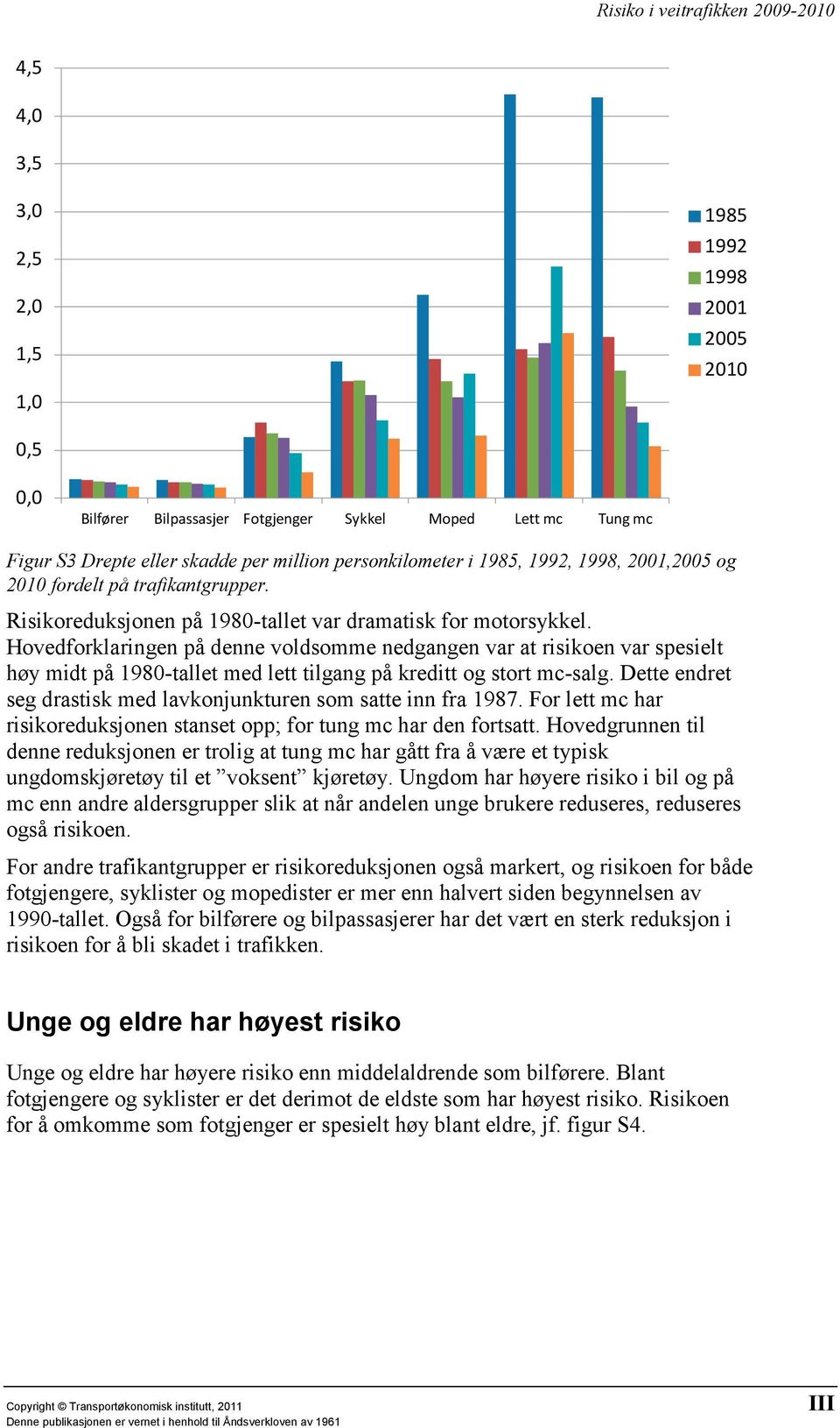 Hovedforklaringen på denne voldsomme nedgangen var at risikoen var spesielt høy midt på 1980-tallet med lett tilgang på kreditt og stort mc-salg.