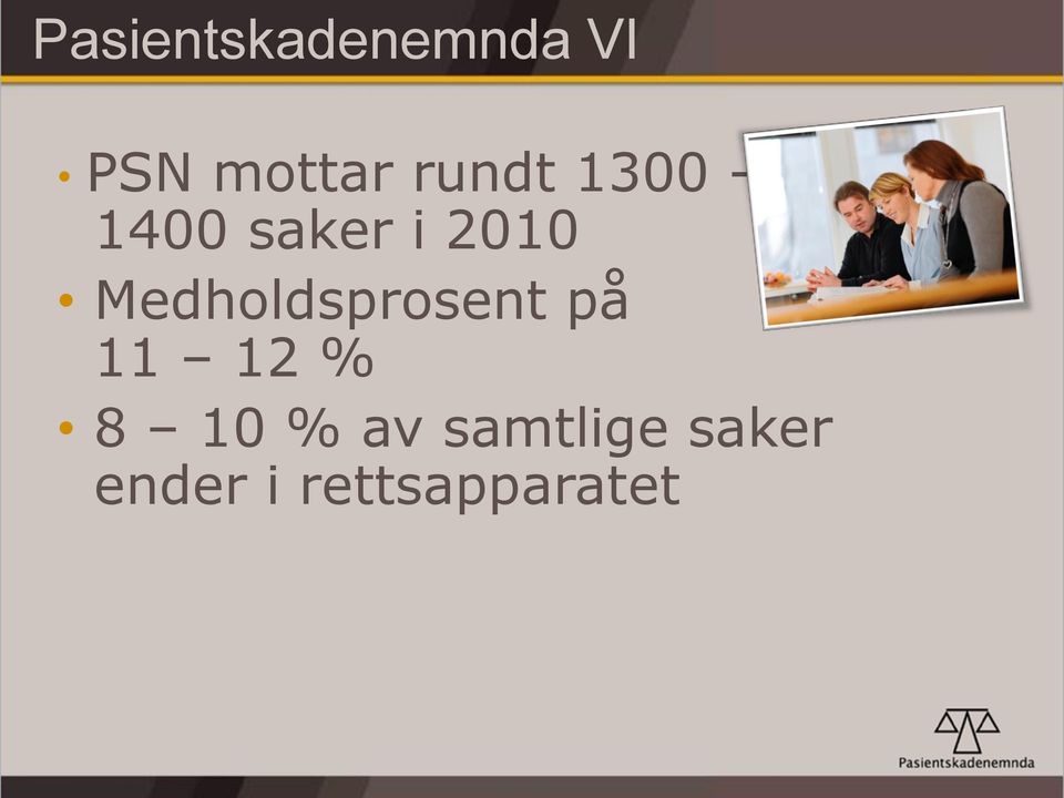 Medholdsprosent på 11 12 % 8 10 %