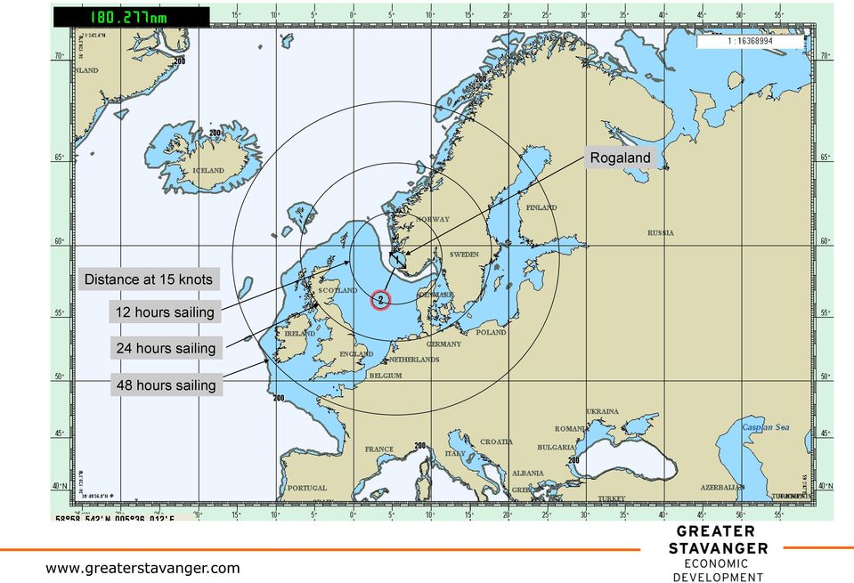 15 knots 12 hours sailing 24 hours