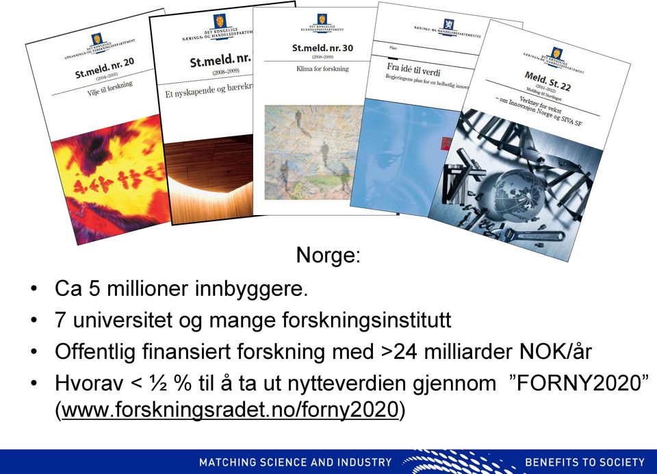 Offentlig finansiert forskning med >24 milliarder