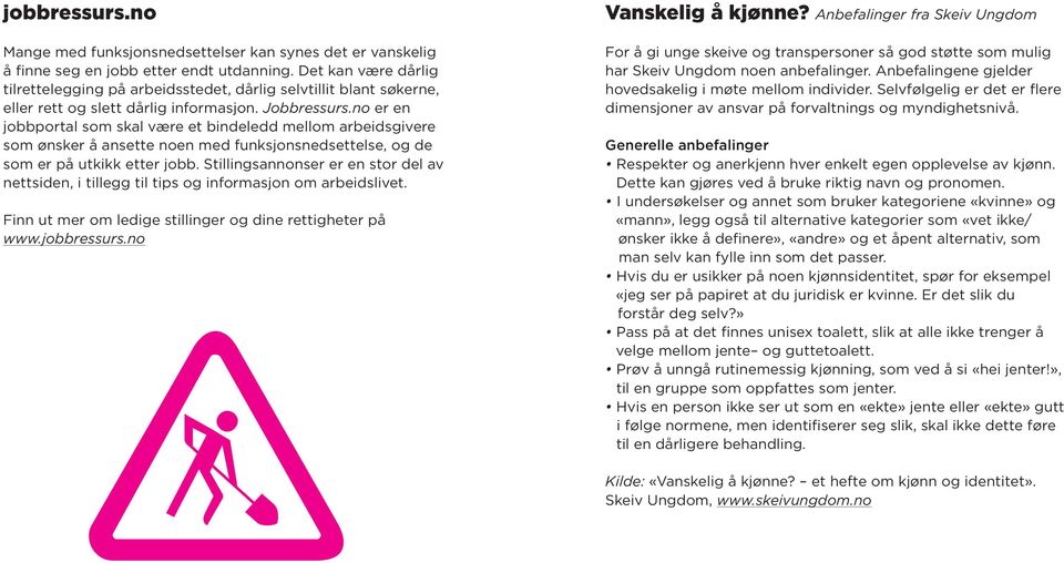 no er en jobbportal som skal være et bindeledd mellom arbeidsgivere som ønsker å ansette noen med funksjonsnedsettelse, og de som er på utkikk etter jobb.