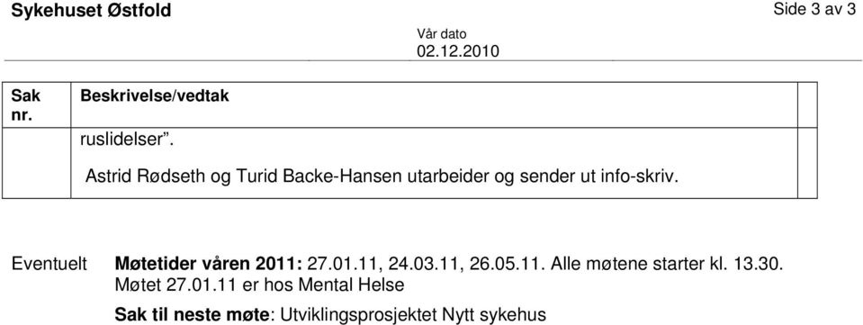 Astrid Rødseth og Turid Backe-Hansen utarbeider og sender ut info-skriv.