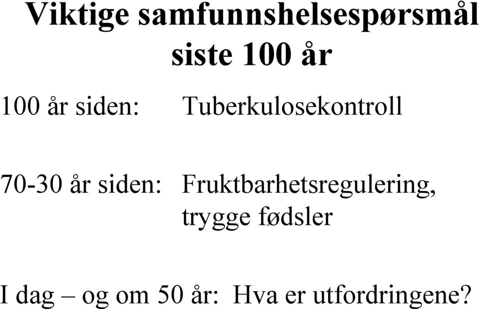 siden: Fruktbarhetsregulering, trygge