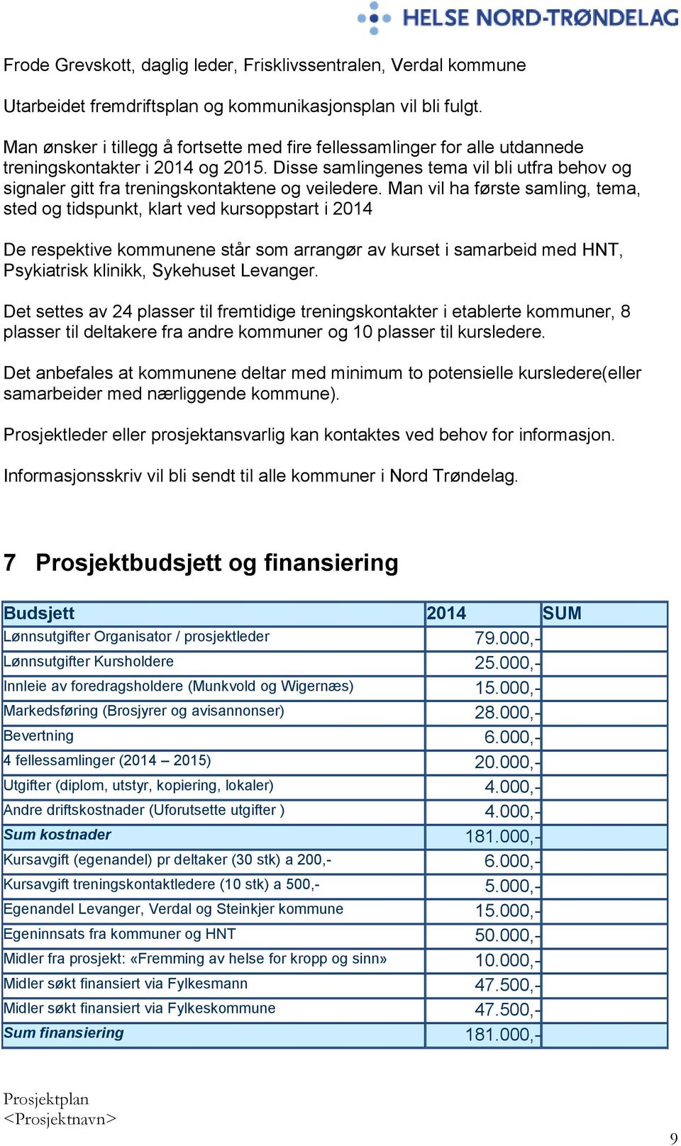 Disse samlingenes tema vil bli utfra behov og signaler gitt fra treningskontaktene og veiledere.