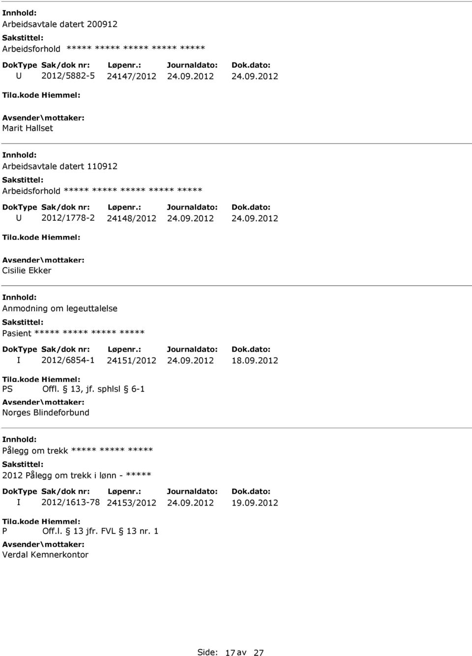 2012/6854-1 24151/2012 Norges Blindeforbund 18.09.