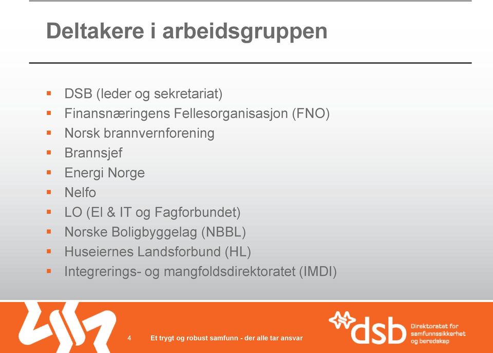 Norge Nelfo LO (El & IT og Fagforbundet) Norske Boligbyggelag (NBBL)