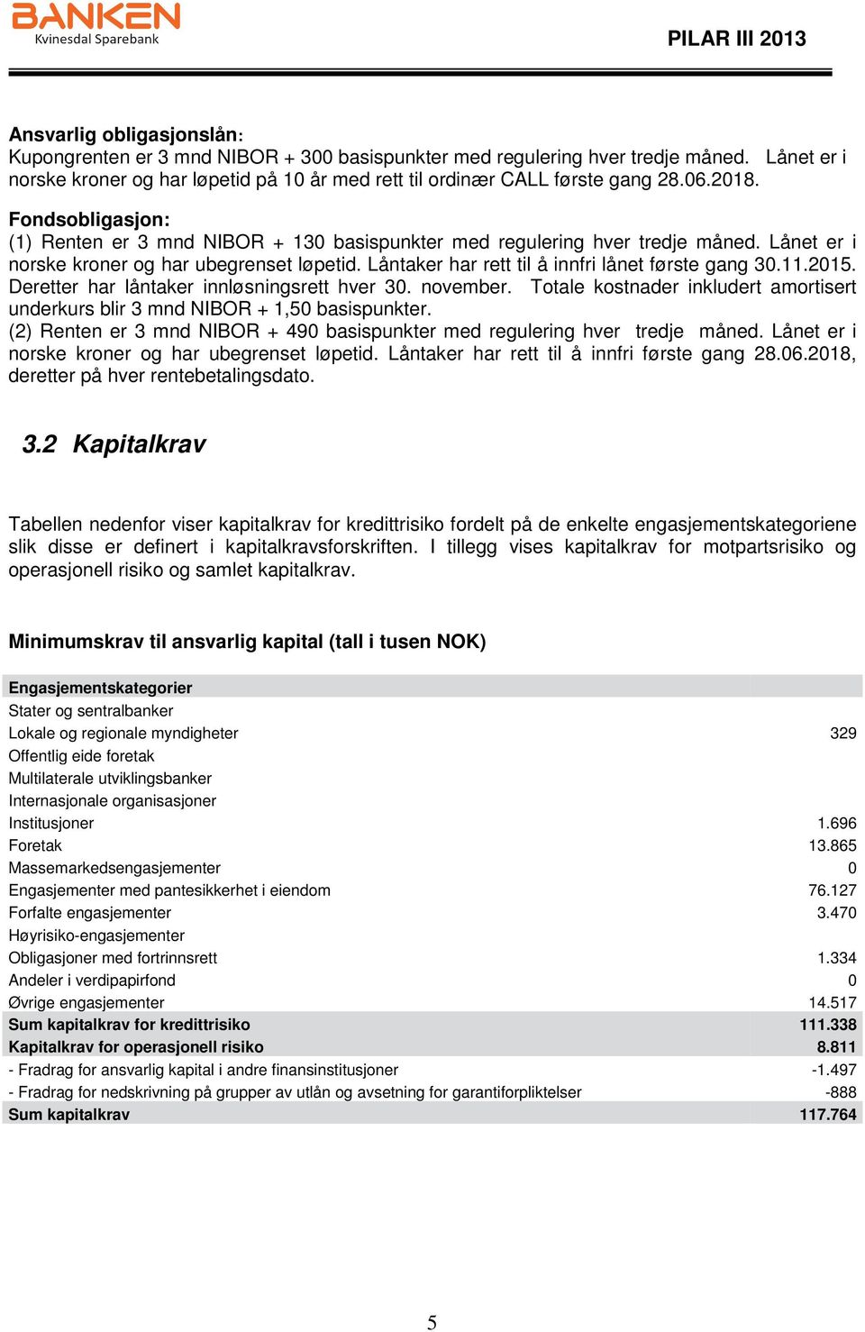 Låntaker har rett til å innfri lånet første gang 30.11.2015. Deretter har låntaker innløsningsrett hver 30. november.