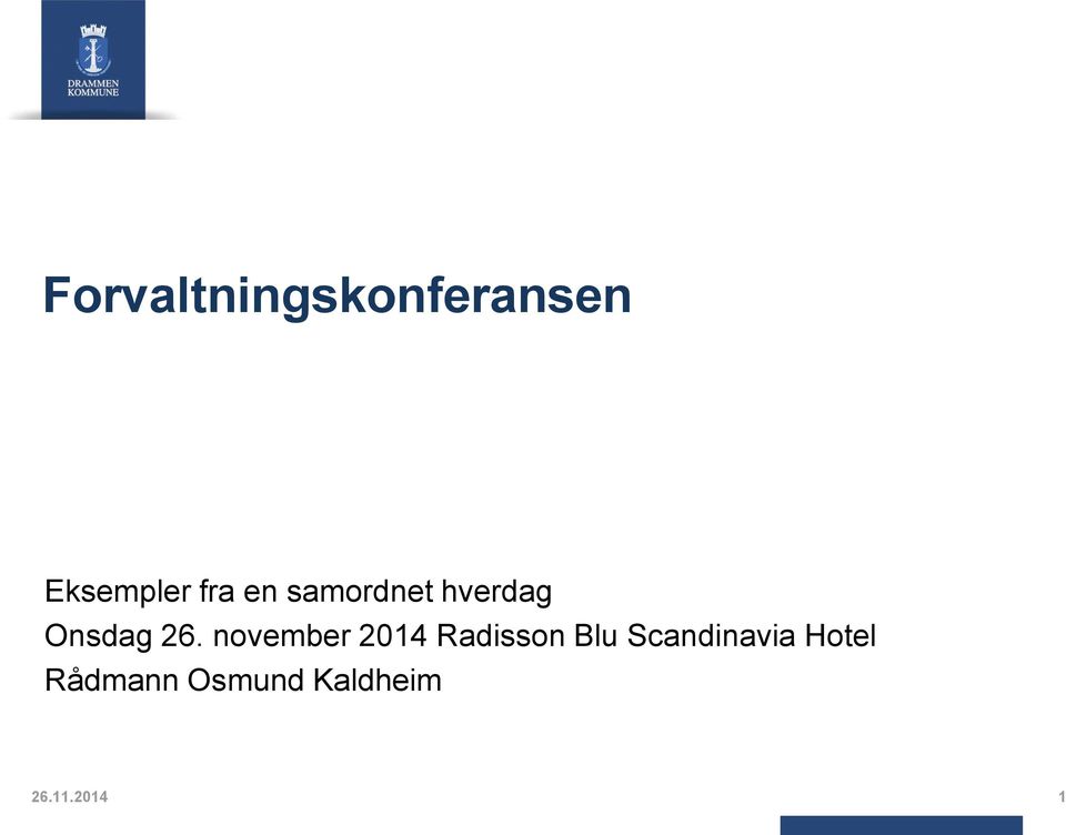 november 2014 Radisson Blu