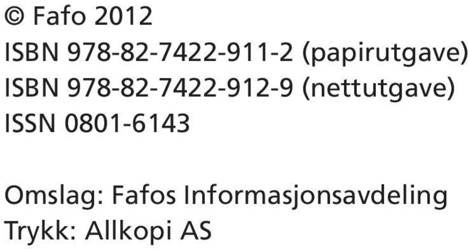 (nettutgave) ISSN 0801-6143 Omslag: