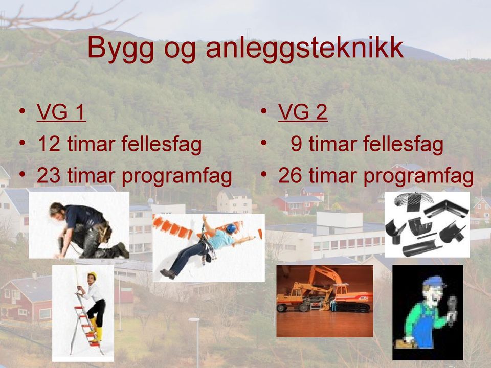 programfag VG 2 9 timar