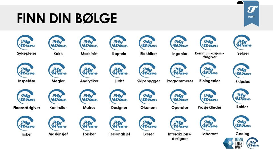 Programmerer Bioingeniør Skipslos Finansrådgiver Kontroller Matros Designer Økonom