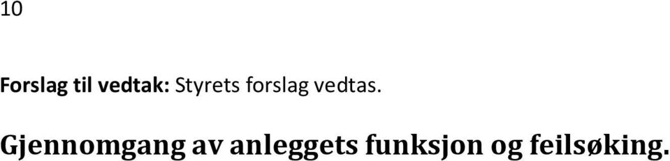 Gjennomgang av