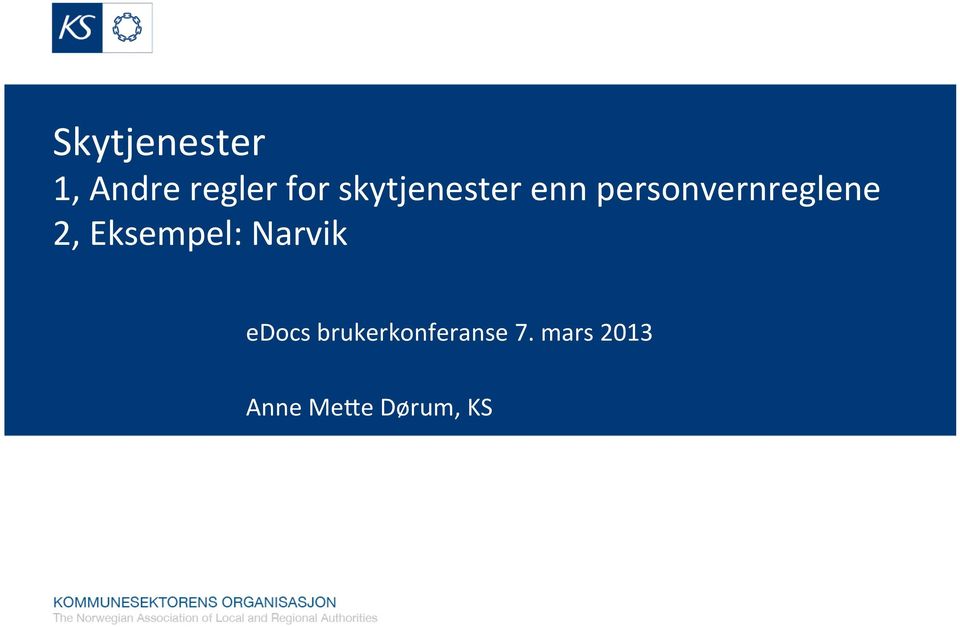 2, Eksempel: Narvik edocs