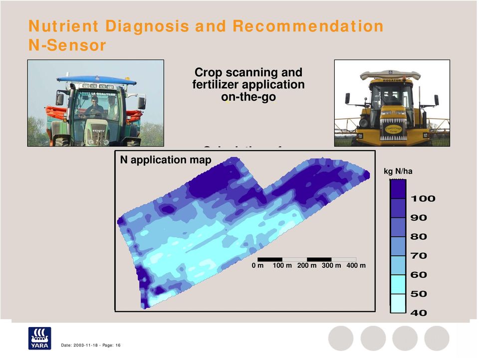 needs daylight 8-10 hours per day N application N-Sensor Spectral ALS kg Index N/ha active High system