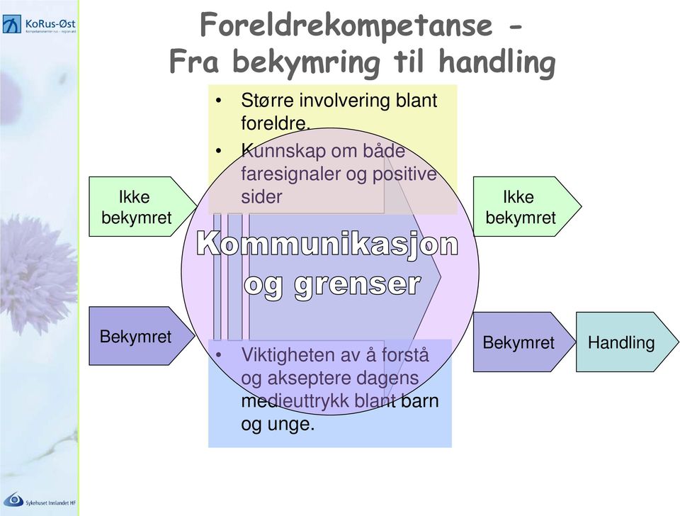 Kunnskap om både faresignaler og positive sider Ikke bekymret