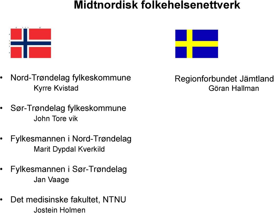 fylkeskommune John Tore vik Fylkesmannen i Nord-Trøndelag Marit Dypdal