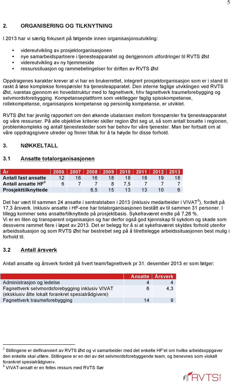 prosjektorganisasjon som er i stand til raskt å løse komplekse forespørsler fra tjenesteapparatet.