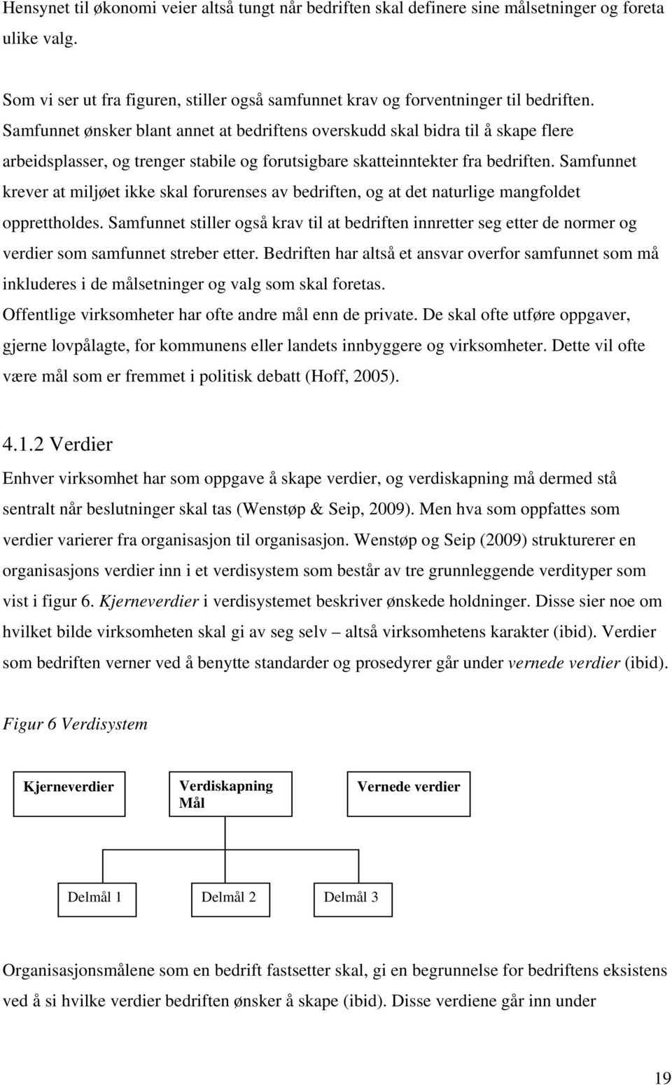 Samfunnet krever at miljøet ikke skal forurenses av bedriften, og at det naturlige mangfoldet opprettholdes.