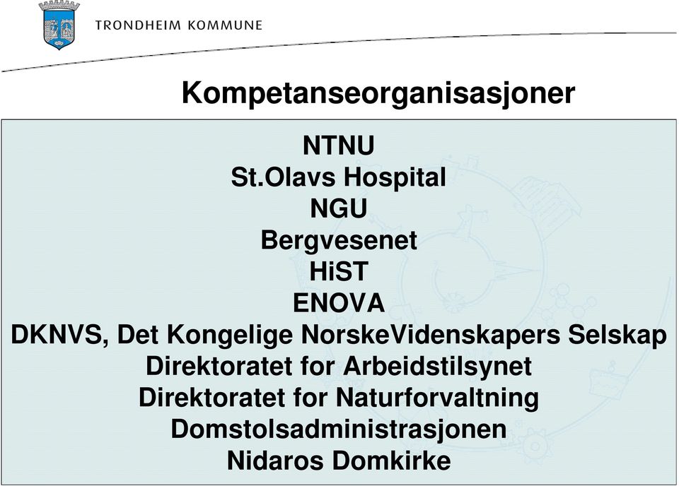 Kongelige NorskeVidenskapers Selskap Direktoratet for